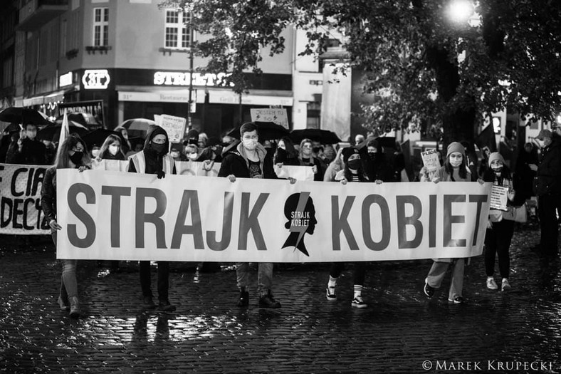 Strajk kobiet w Toruniu