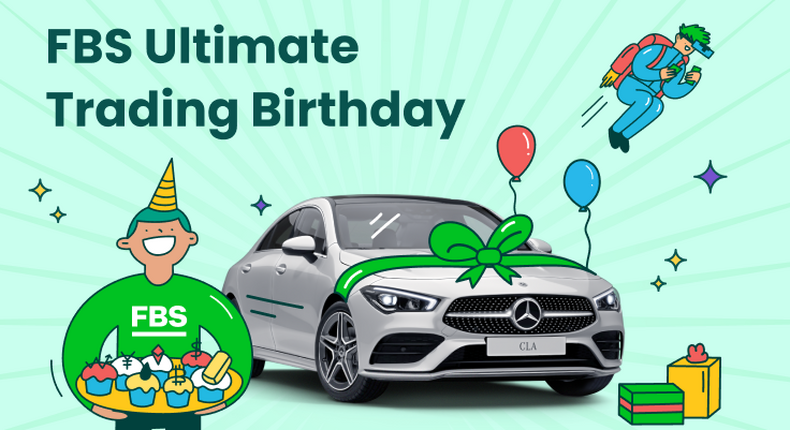 Join FBS Ultimate Trading Birthday to win Mercedes-Benz CLA-Class