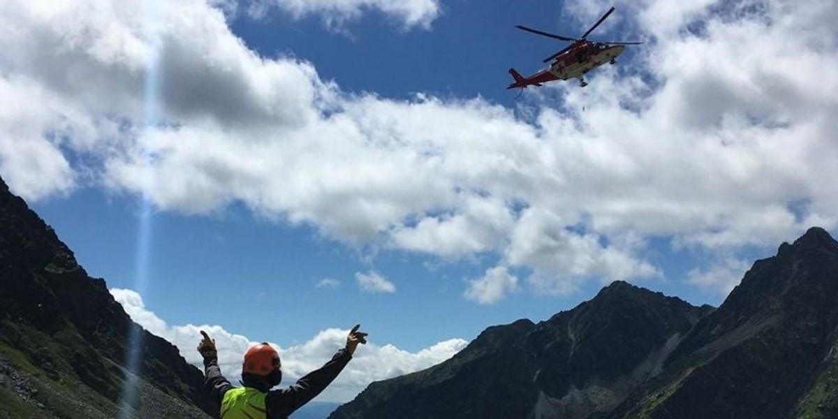 Tatry Słowackie. Polak spadł ze szczytu Żabiego Konia. Nie żyje