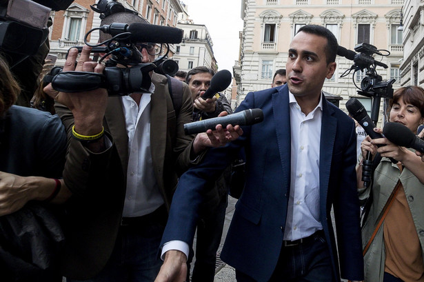 Luigi di Maio, przywódca Ruchu Pięciu Gwiazd