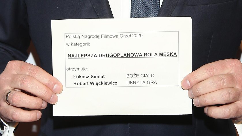 Skandal na prestiżowej gali filmowej. Więckiewicz zamiast statuetki dostał papier