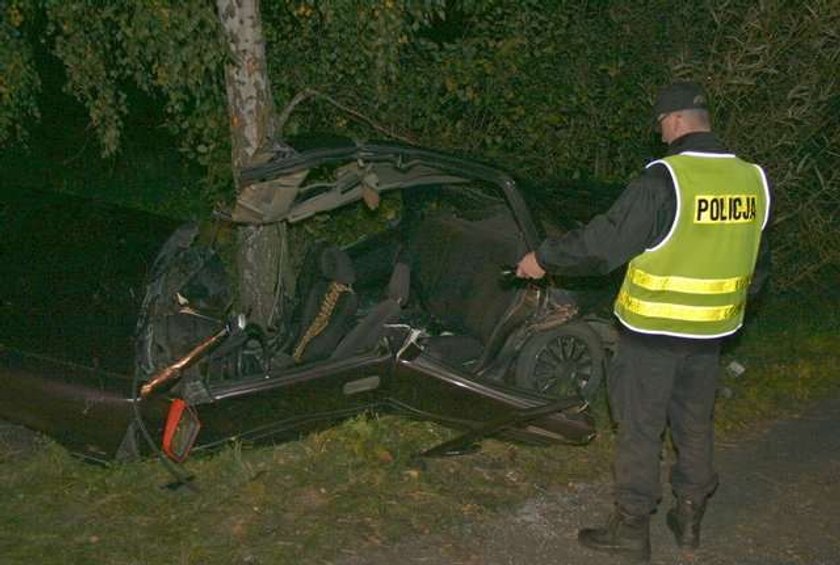 Auto wrak, kierowca cały! FOTO