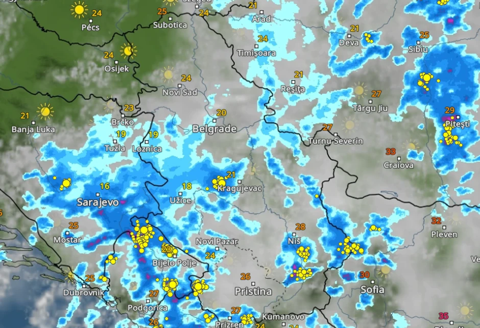 vreme nad srbijom 15h