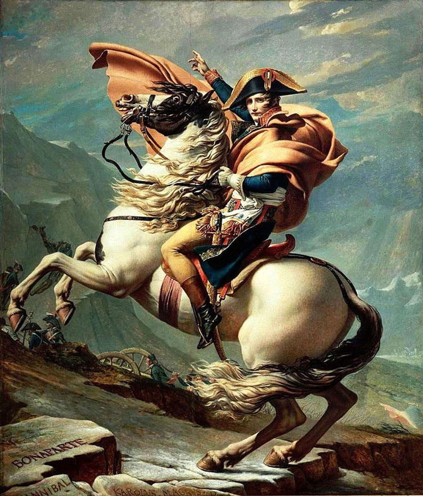Žak-Luj David, Napoleon prelazi Ape, 1800.
