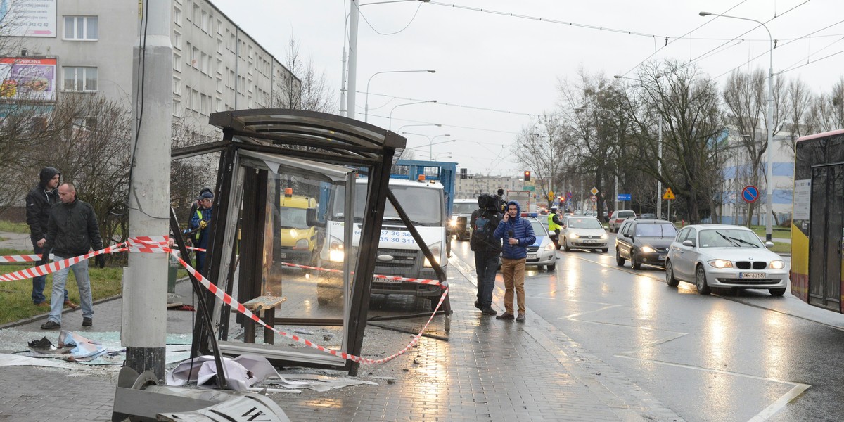 Wypadek we Wrocławiu.