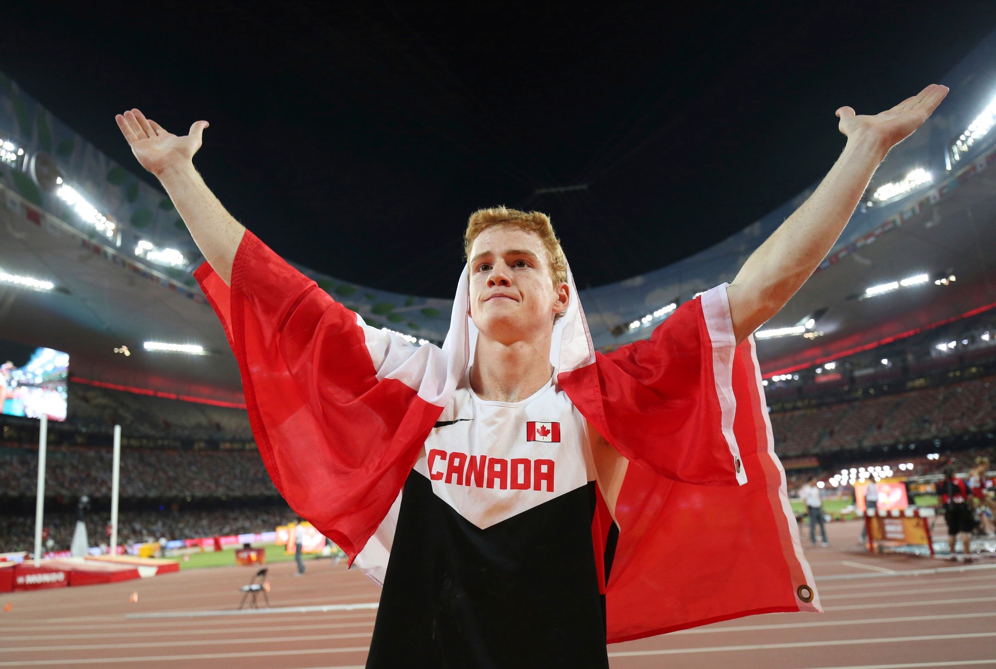 Kanadský atlét Shawn Barber.