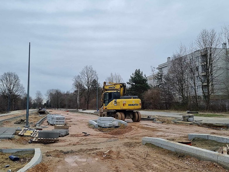 Budowa ronda u zbiegu ul. Piastów Śląskich i Osmańczyka