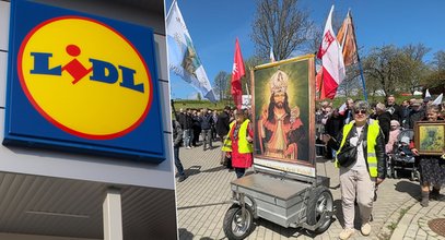 Lidl w miejscu objawienia Matki Bożej. Pikiety przed dyskontami