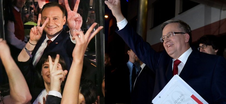 OSTATNI SONDAŻ PRZED WYBORAMI: Duda 45,8 proc., Komorowski 45,3 proc.