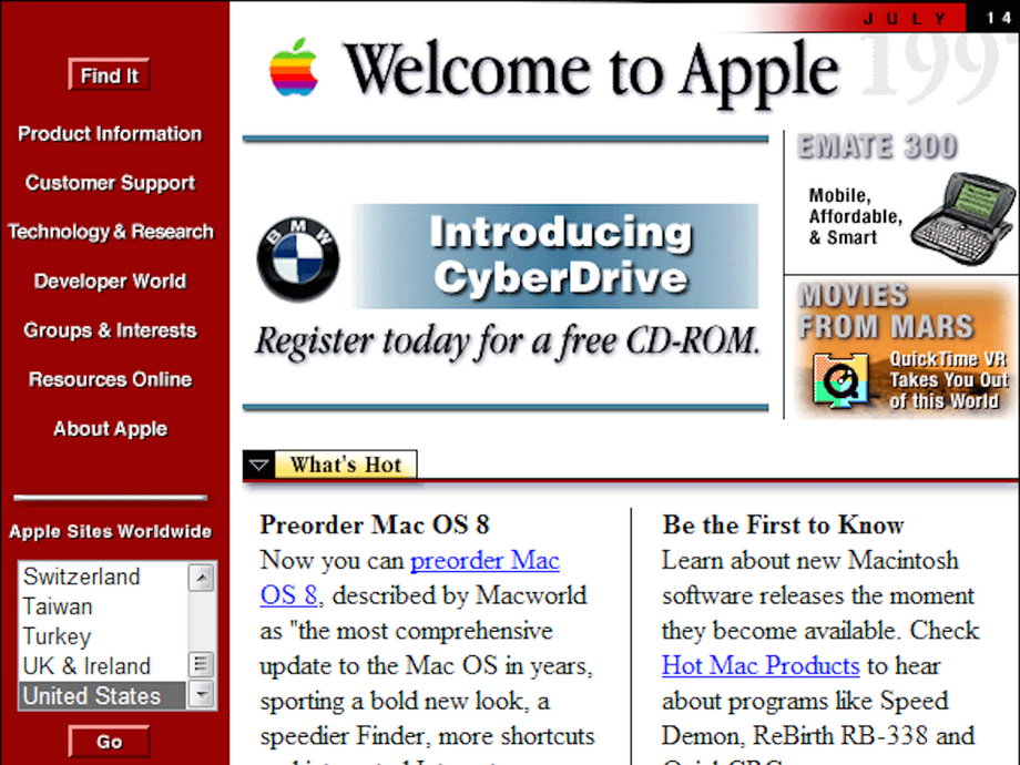 Apple: December 11, 1998