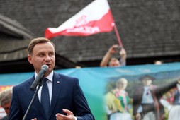 SUCHA BESKIDZKA PREZYDENT ANDRZEJ DUDA WIZYTA