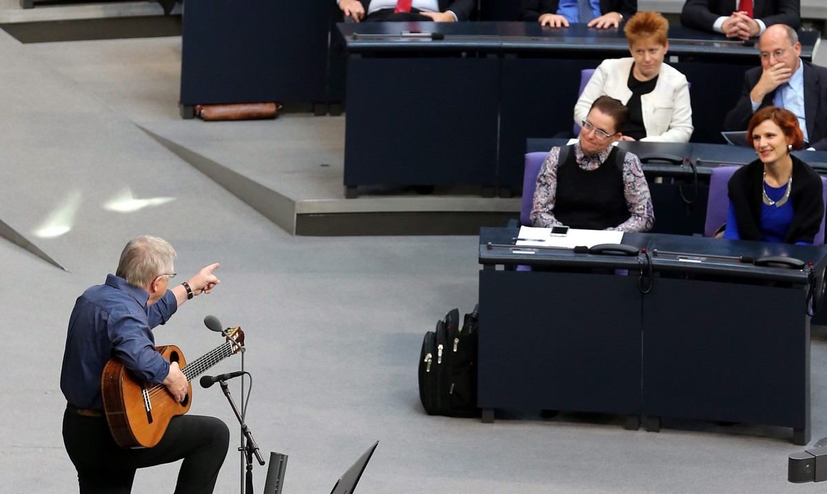 Wolf Biermann w Bundestagu