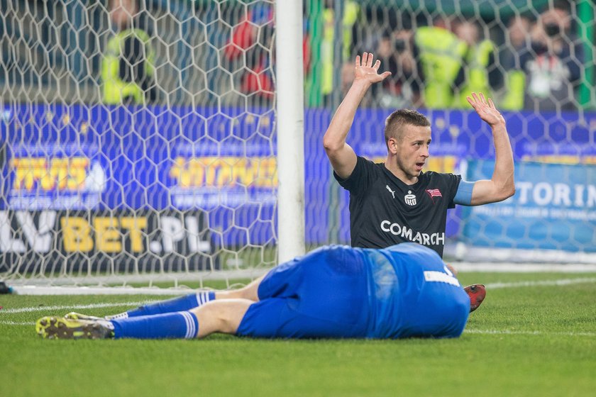 Pilka nozna. Ekstraklasa. Cracovia Krakow - Piast Gliwice. 21.02.2019