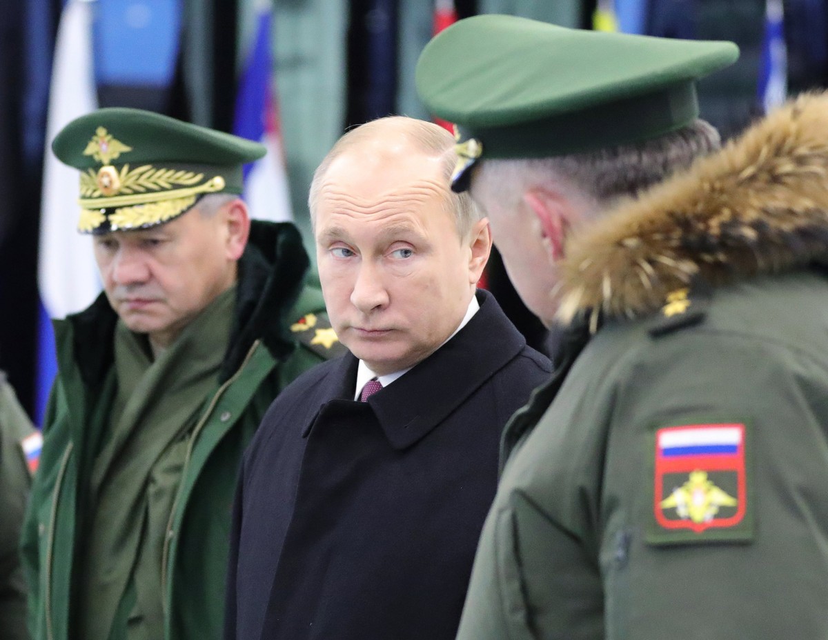 Władimir Putin i Siergiej Szojgu
