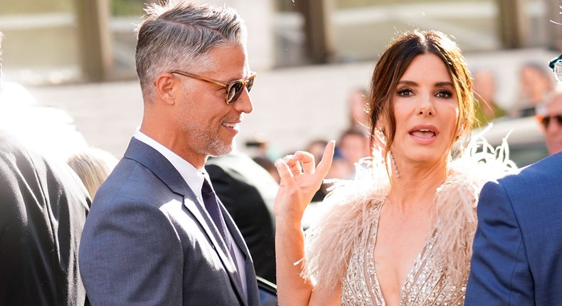 Sandra Bullock and Bryan Randall are seen at 'Oceans 8' World Premiere on June 5, 2018 in New York City.Jackson Lee/GC Images