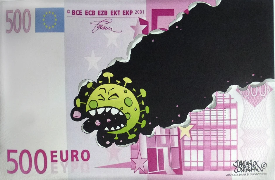 karikature Huankarlos Kontreras - Gladni virus