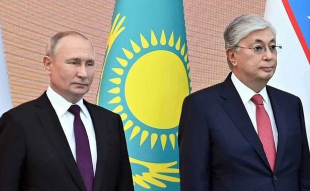 Władimir Putin i Kasym-Żomart Tokajew