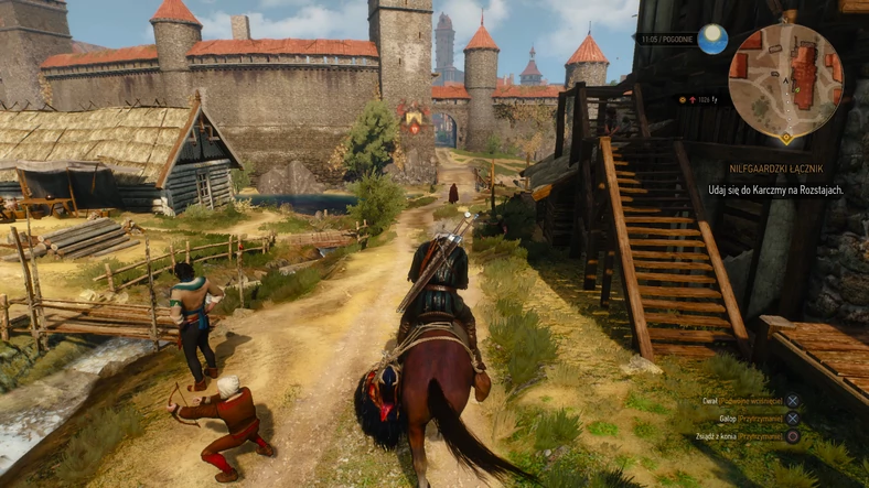 Wiedźmin 3: Dziki Gon - Novigrad - przedmurze - PlayStation 4