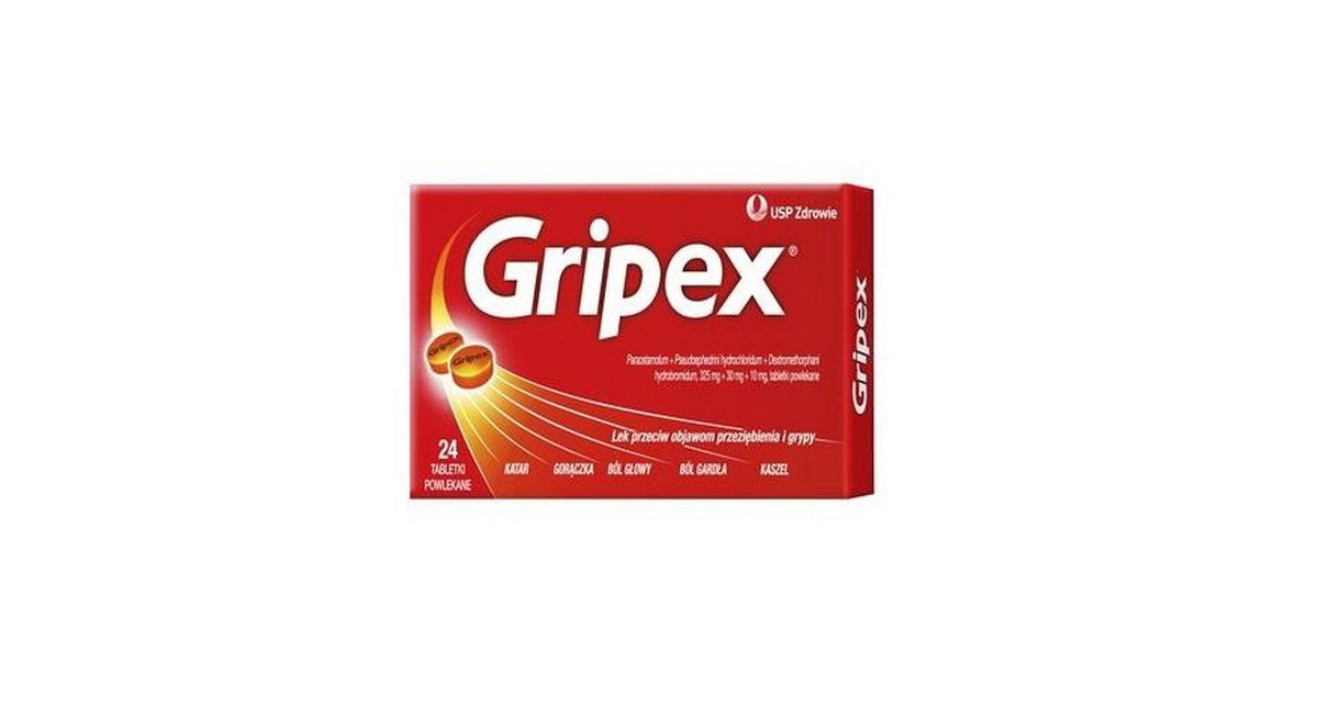 Gripex - ulotka, wskazania, przeciwwskazania