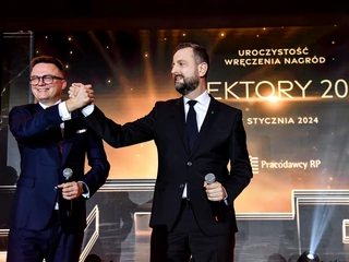 Władysław Kosiniak-Kamysz i Szymon Hołownia otrzymali statuetkę #SuperWektora2023, specjalne wyróżnienie przyznawane przez Pracodawców RP