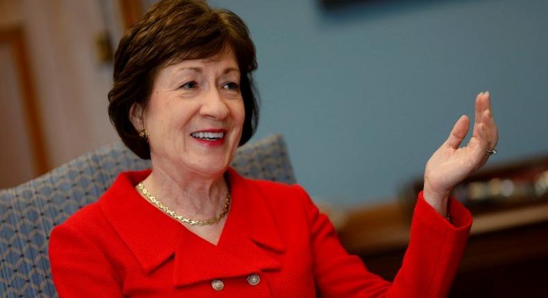 U.S. Senator Susan Collins has been critical of the Senate's healthcare bills.