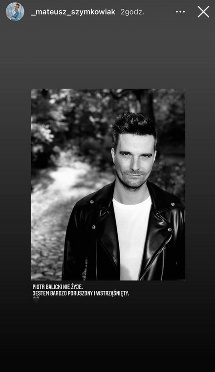Mateusz Szymkowiak na Instagramie