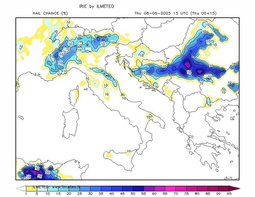 Kretanje olujnih oblaka u maju
