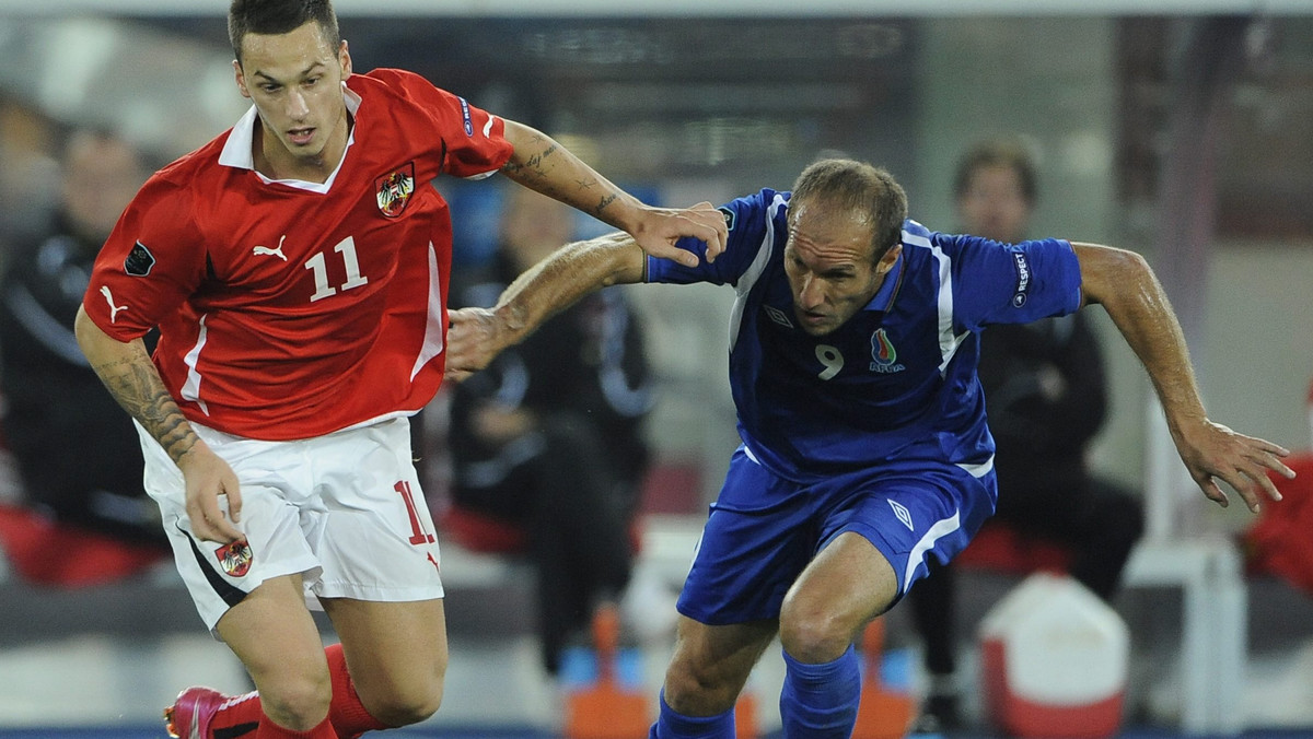 Austriacy bez większych problemów pokonali Azerbejdżan 3:0 (1:0) w sobotnim meczu grupy A eliminacji do Euro 2012.