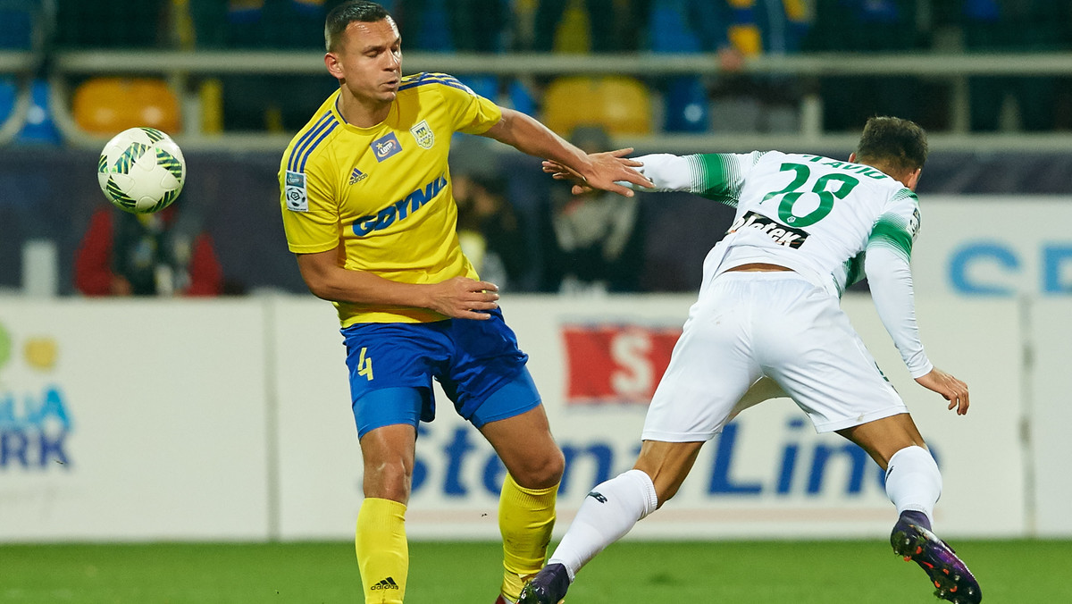 PIŁKA NOŻNA EKSTRAKLASA ARKA GDYNIA LECHIA GDAŃSK (Dawid Sołdecki Flavio Paixao )