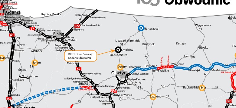 Pierwsza ze 100 obwodnic oddana kierowcom. To 2 km radości