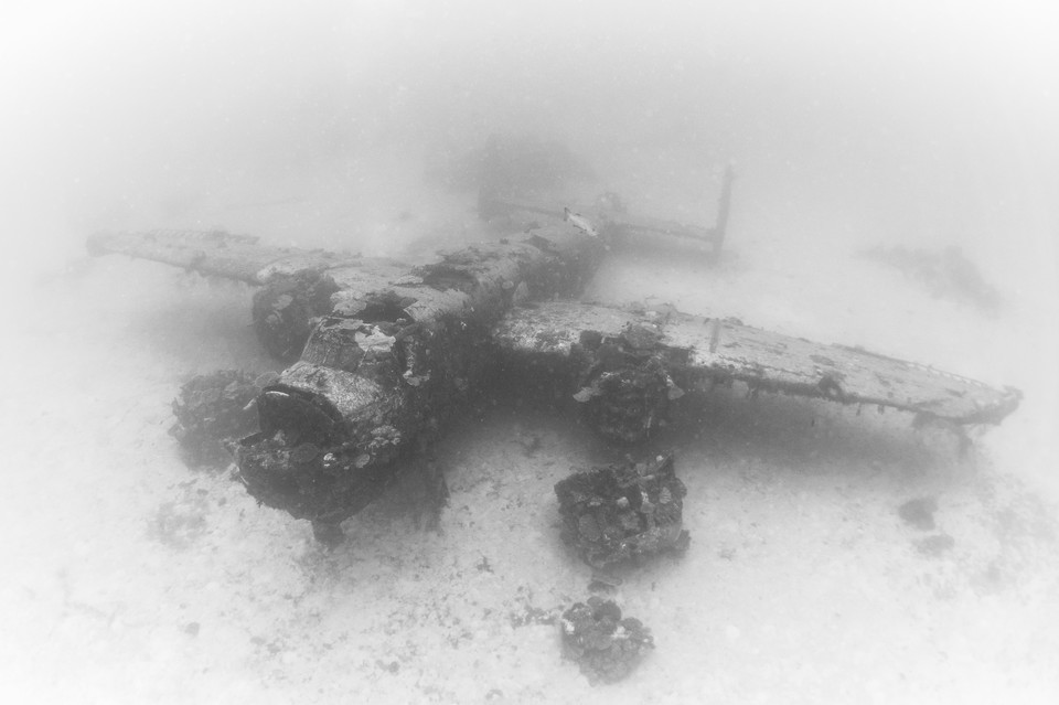 Podwodny cmentarz samolotów