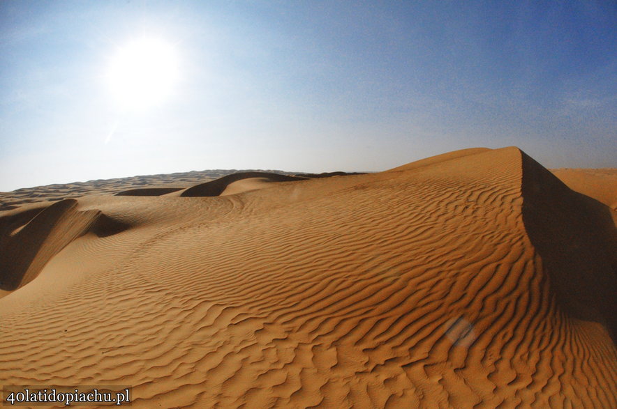 Największa piaszczysta pustynia świata - Ar-Rab al-Chali