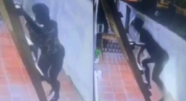 How Ghanaian solo armed robber, ‘School Fees’ enters victim's house via ladder