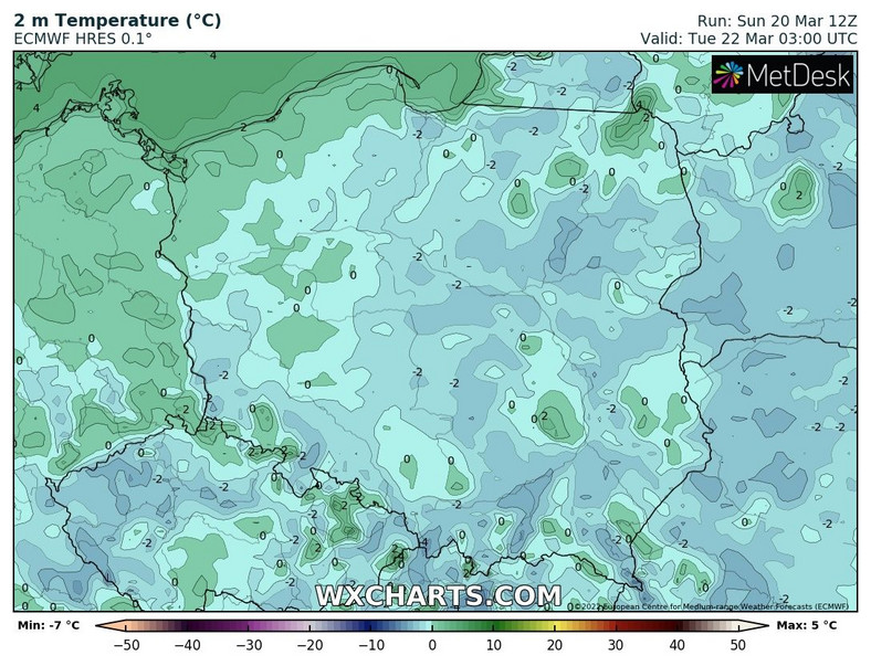 W nocy przymrozki nie ustąpią