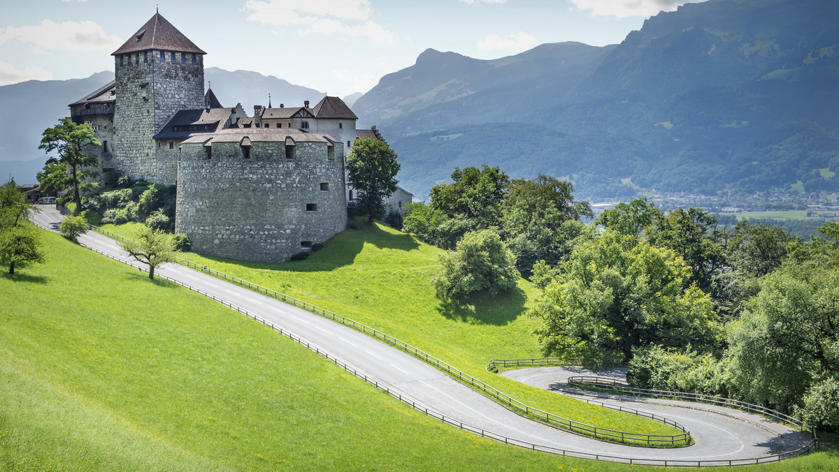 Zamek w Vaduz, Liechtenstein