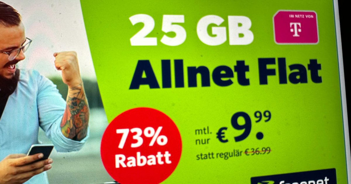 Telekom şebekesi düşük fiyata: 25 GB'lık cep telefonu tarifesi ayda 9,99 avro