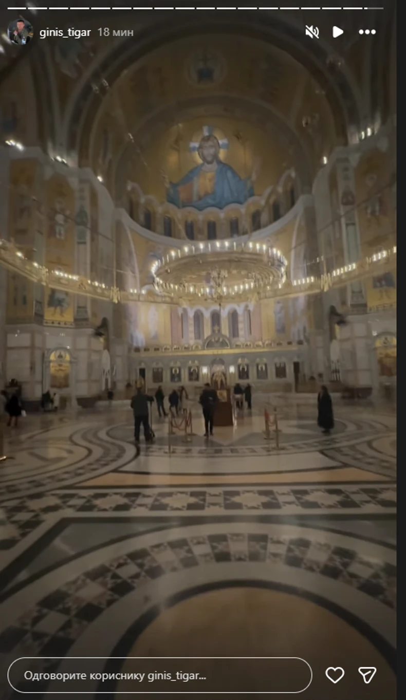 Tigar u Hramu Svetog Save