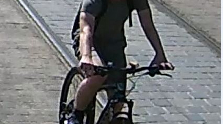 A rendőrség a lakosság segítségét kéri a kerékpáros férfi megtalálásához / Fotó: police.hu