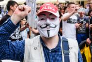 Protest przeciw ACTA 2 w Poznaniu