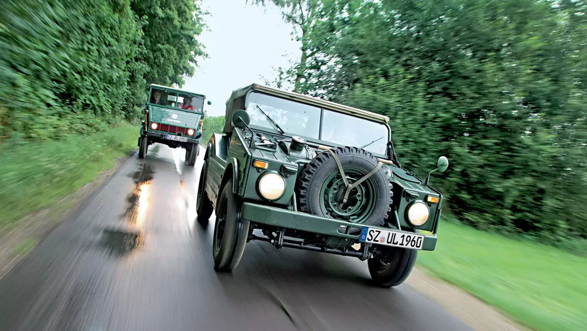 Rolnik kontra żołnierz - Unimog 2010 kontra Porsche 597 Jagdwagen