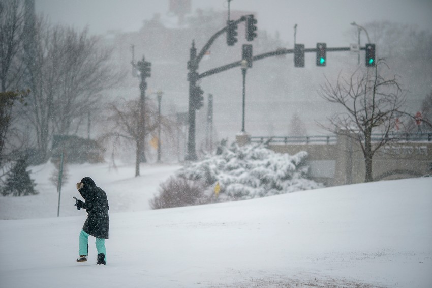 Snežna oluja, istočna obala, Amerika