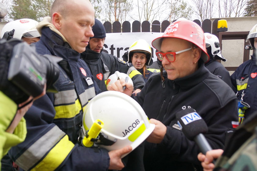 Jerzy Owsiak honorowym strażakiem OSP w Aleksandrowie Łódzkim 