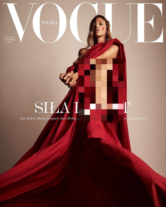 Anja Rubik u poljskom "Vogu"