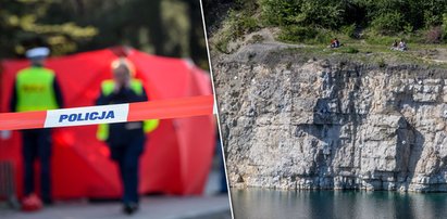 Tragedia na krakowskim Zakrzówku. 53-latek spadł z klifu