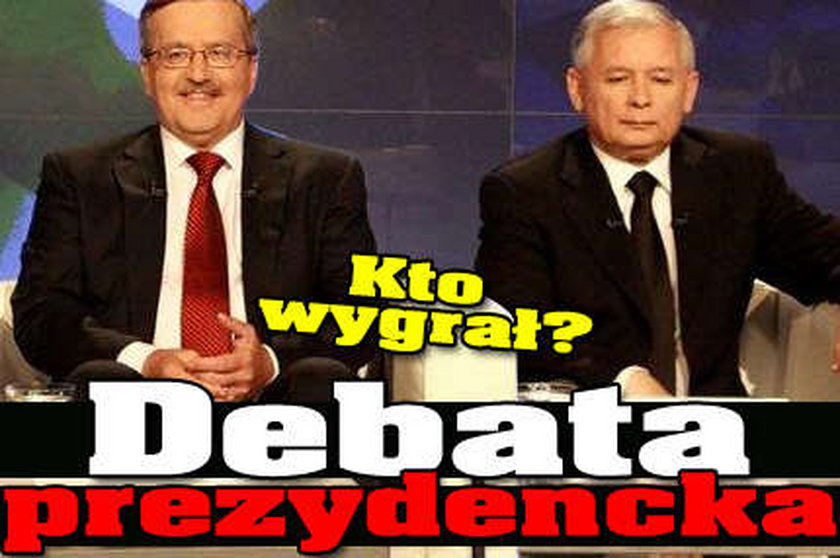 Debata prezydencka. Komorowski spotkał się z Kaczyńskim