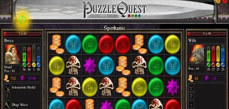 Screen z gry "Puzzle Quest: Challenge of the Warriors"