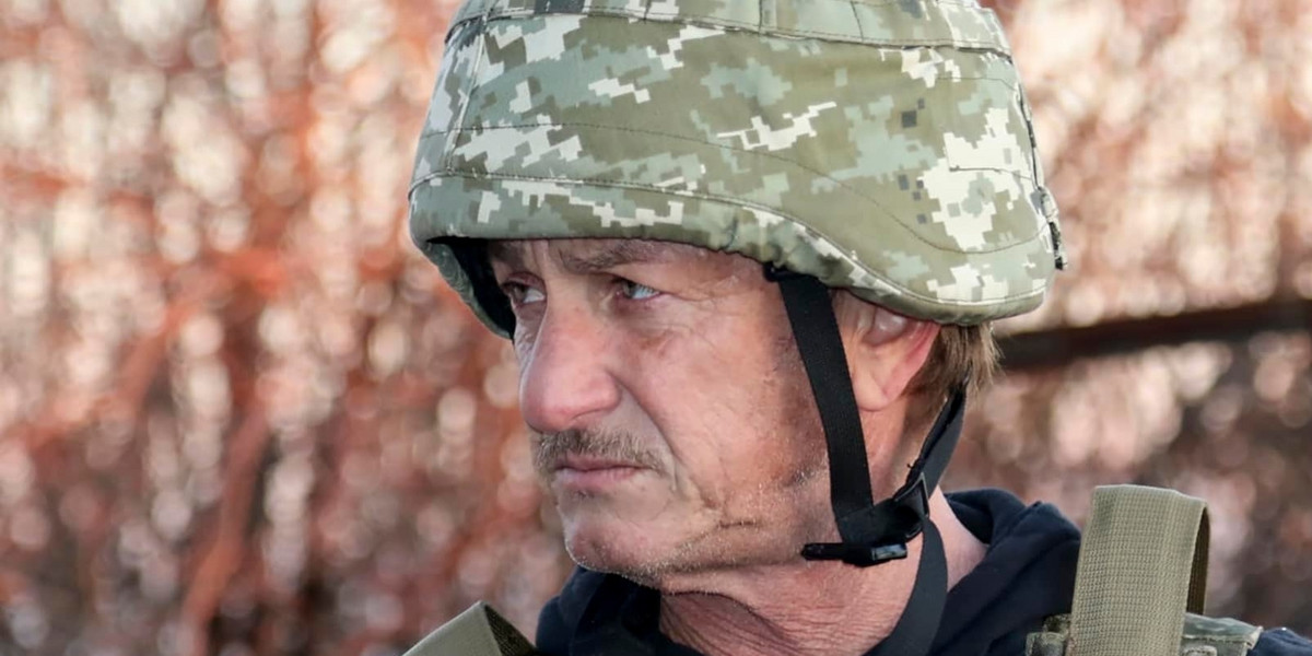 Sean Penn w emocjonalnym wywiadzie apeluje: musimy zrobić wszystko, aby wesprzeć Ukraińców i prezydenta Zełenskiego. 