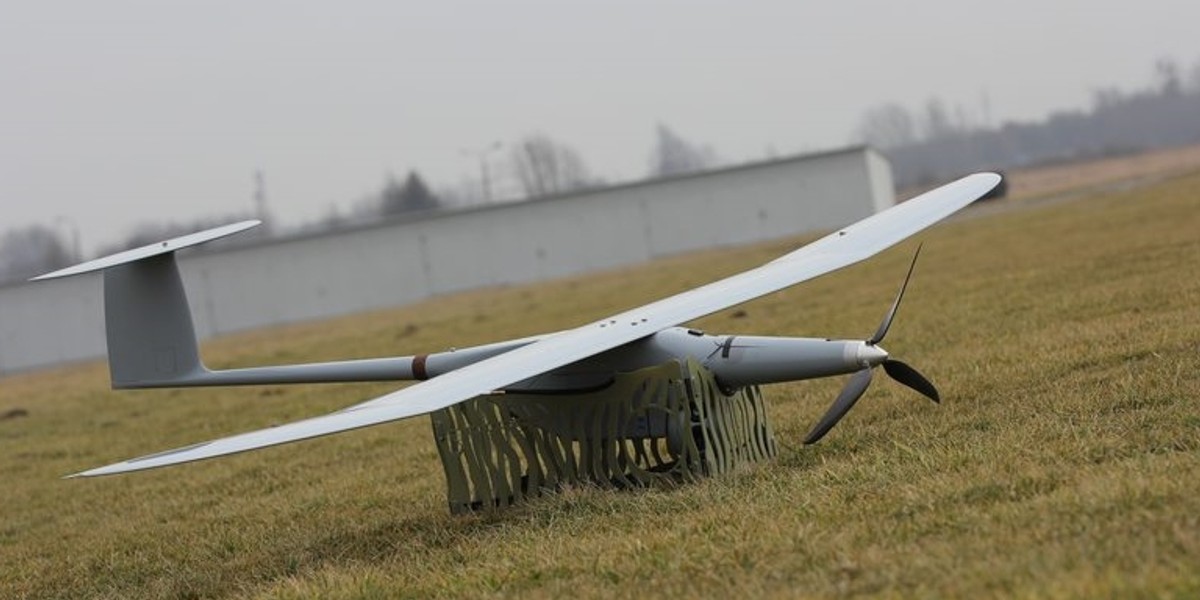 Polskie drony FlyEye to duża pomoc dla ukraińskiej artylerii.