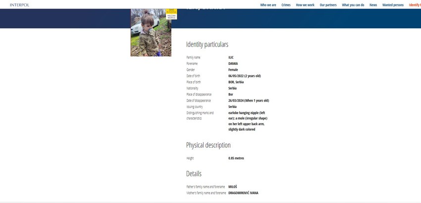 Interpolova poternica za Dankom Ilić