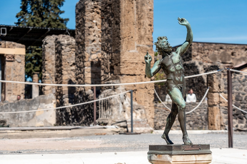Tańczący faun, Pompeje